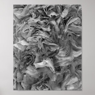 Poster Reciclado de escultura de papel filtro de fibra de