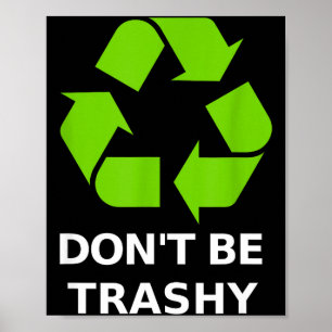 Poster Reciclagem Não é Lixo Reciclagem Terra Verde