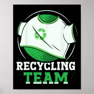 Poster Reciclagem Team Trash Reciclar Earth Day Environme