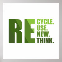 Reciclar reduzir reutilização repensar