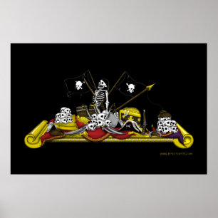 Pôster Recompensa do pirata