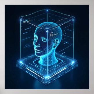 Poster "Reconhecimento facial com base em AI