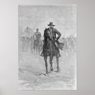 Poster Reconnoitering do general Grant
