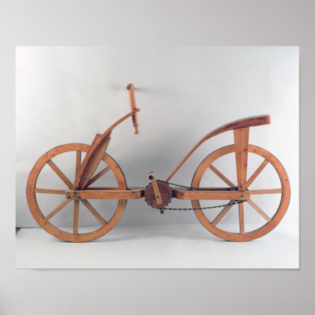 Pôster Reconstrução da design da Vinci (Frente)