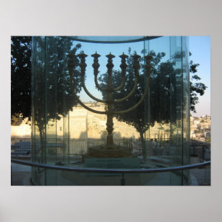 Poster Reconstrução da menorah do templo