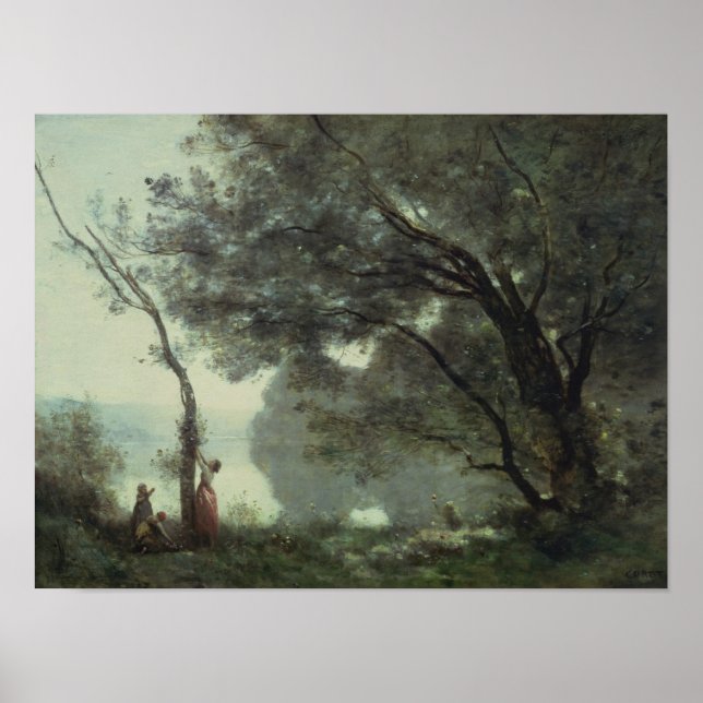 Pôster Recordações de Mortefontaine, 1864 (Frente)
