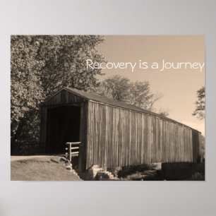 Pôster Recovery is a Journey poster/Motivational II