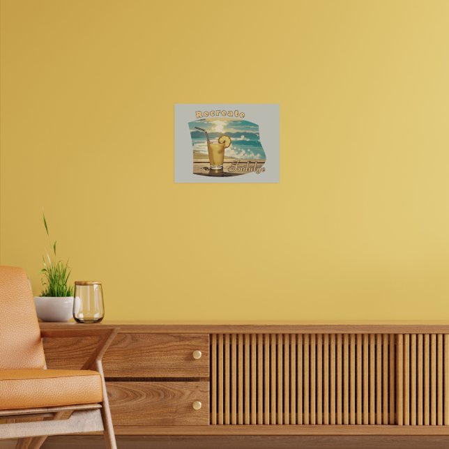 Poster Recriar, Indulto: Brilho do Sol, Mar e Limonada (Sala de Estar 2)