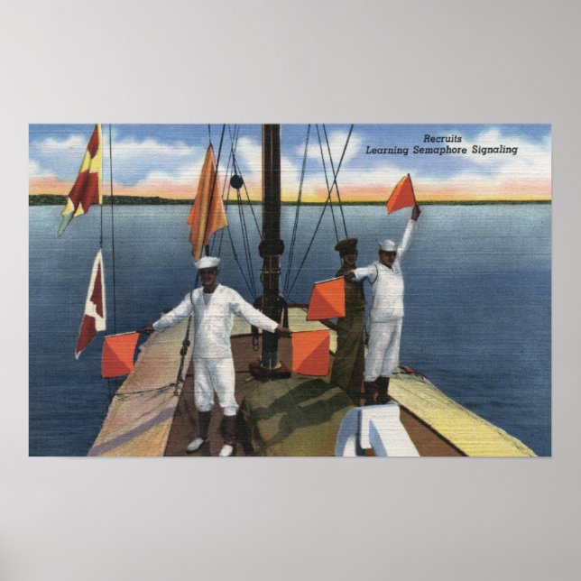 Pôster Recruta Sinalização de Semáforo de Aprendizado - M (Frente)