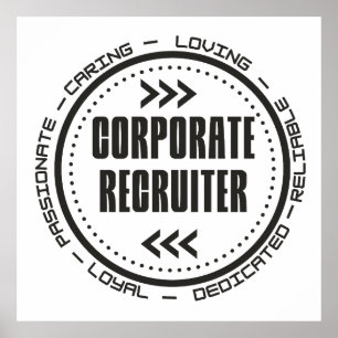 Poster Recrutador Corporativo Incrível