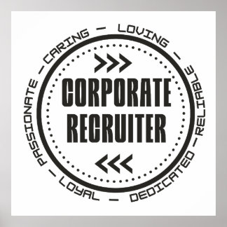 Poster Recrutador Corporativo Incrível