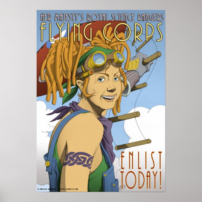 Pôster Recrutamento II dos Rangers Científicos (Frente)