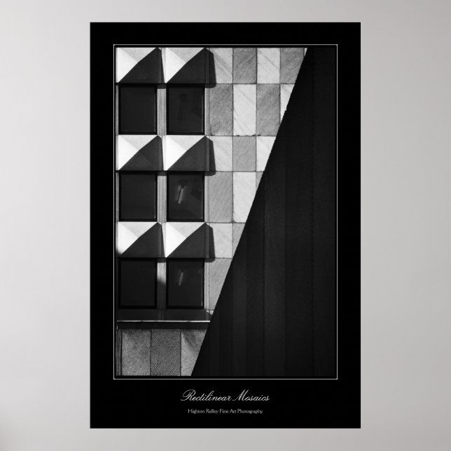 Poster Rectilinear Mosaics, Fine Art gallery-style (Frente)
