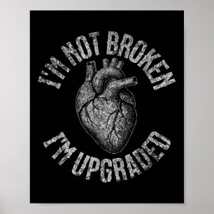 Poster Recuperação engraçada de cirurgia de bypass de cor