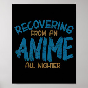 Poster Recuperando De Um Anime Todo Noturno Anime Manga K