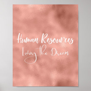 Poster Recursos Humanos Vivendo o Sinal Cubicle do Sonho