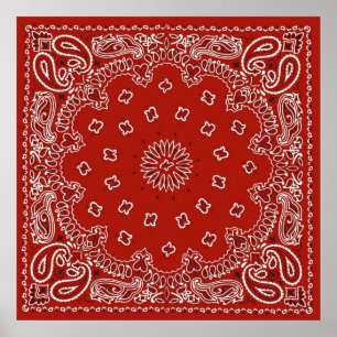Poster Red Bandana