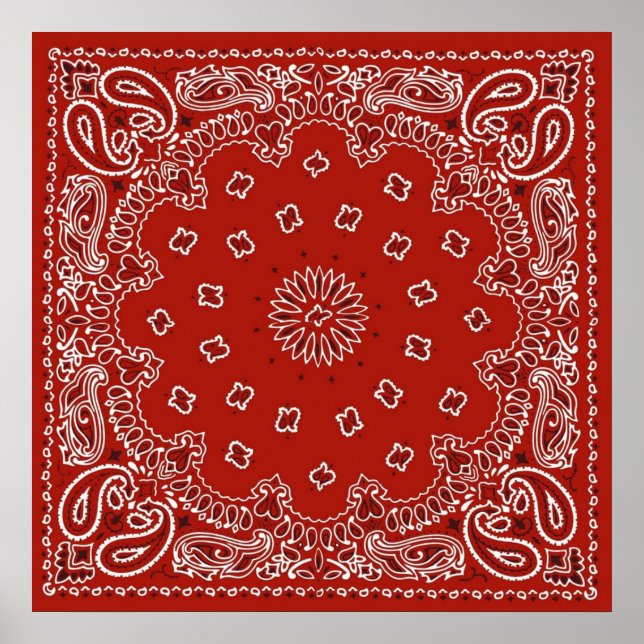 Poster Red Bandana (Frente)