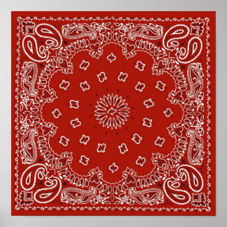 Poster Red Bandana