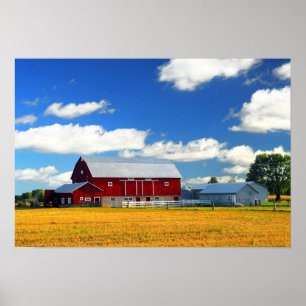 Poster Red Barn
