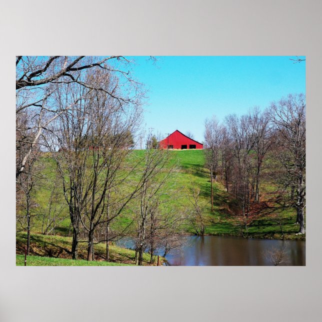 Pôster Red Barn (Frente)
