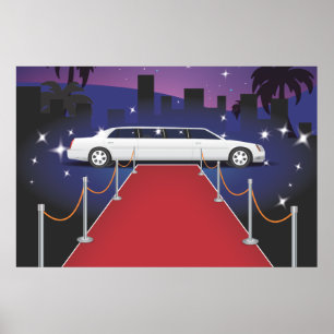 Pôster Red Carpet Celebrity Limo