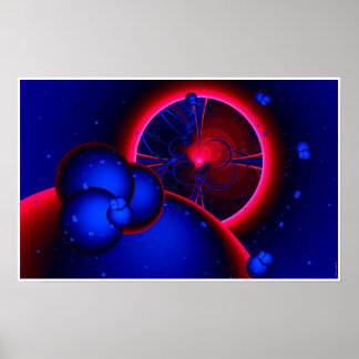 Pôster Red Dwarf Eclipse (visto da cinta de asteroides).