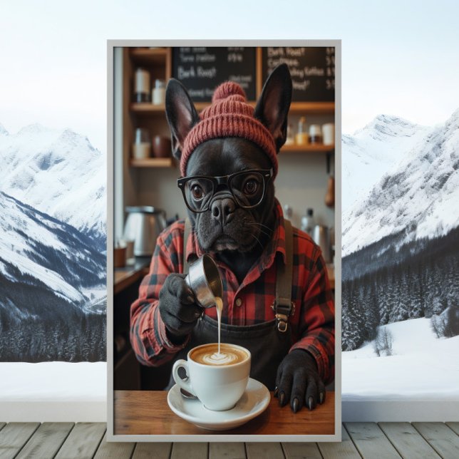 Poster Red Flannel French: Brew e Buzz (Criador carregado)