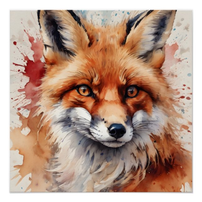 Pôster Red Fox no 2 Poster brilhante (Frente)