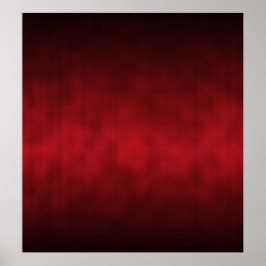 Pôster Red Gothic Ombre Background Art