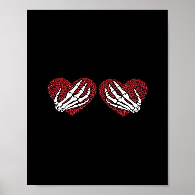 Poster Red Heart Hands Classic (Frente)