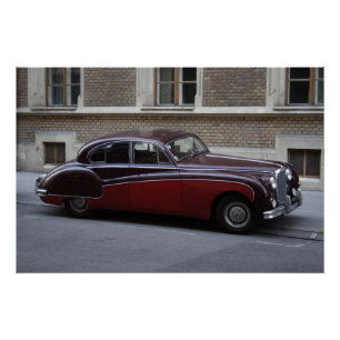Pôster Red Jaguar Mark IX