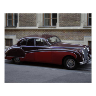 Pôster Red Jaguar Mark IX