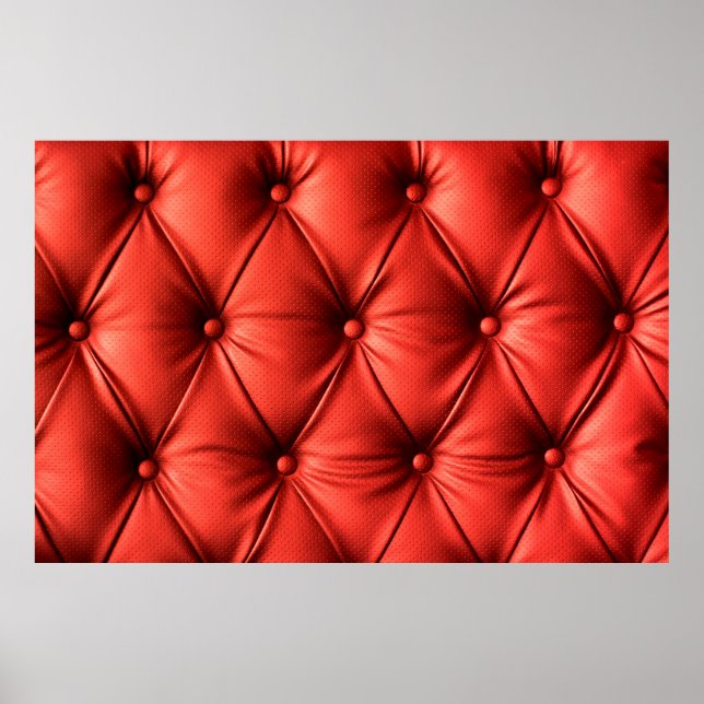 Poster Red leather, texture (Frente)