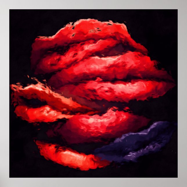 Poster Red Lips (Frente)