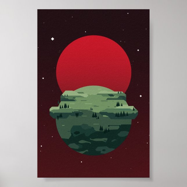 Poster Red Moon Rising (Frente)