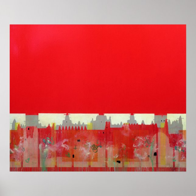 Poster Red Painting (Frente)