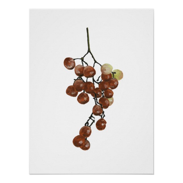 Pôster Red Peppercorns - Botanical Print 2 (Frente)