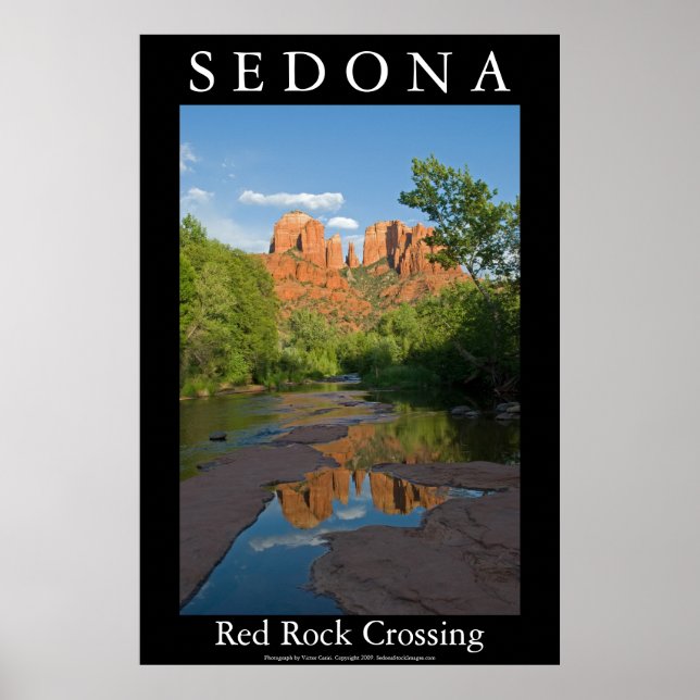 Pôster Red Rock Crossing em Sedona 4160 (Frente)