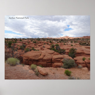Poster Red Rock in Arches National Park
