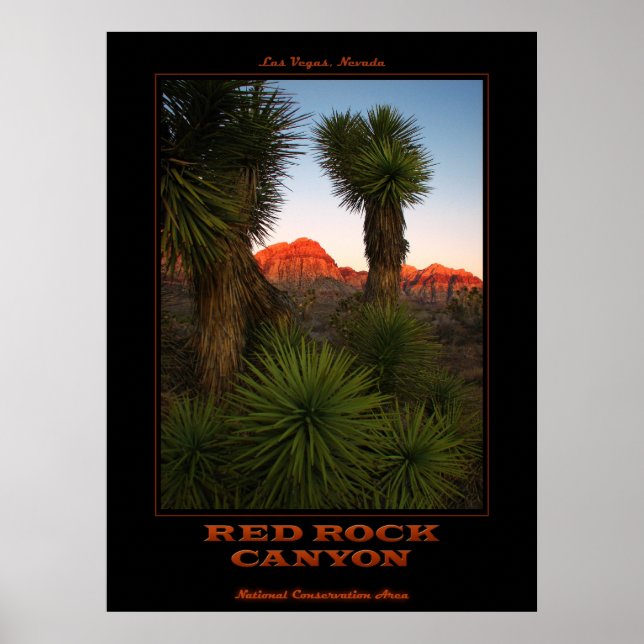 Poster Red Rock Sunrise (Frente)