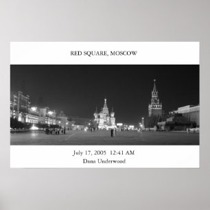 Poster Red Square Moscou