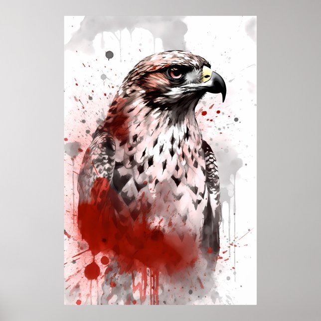 Poster Red Tailed Hawk (Frente)