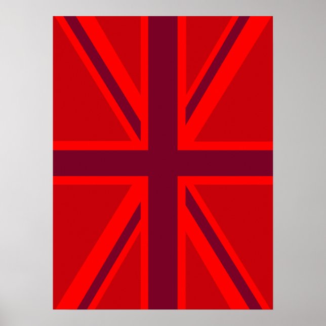 Poster Red Union Jack (Frente)