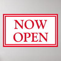 Red White Business Agora Aberto