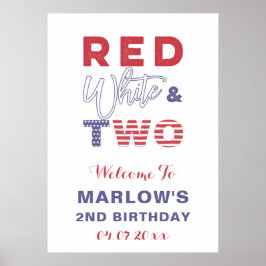 Poster Red White e dois segundos aniversários Unisex são