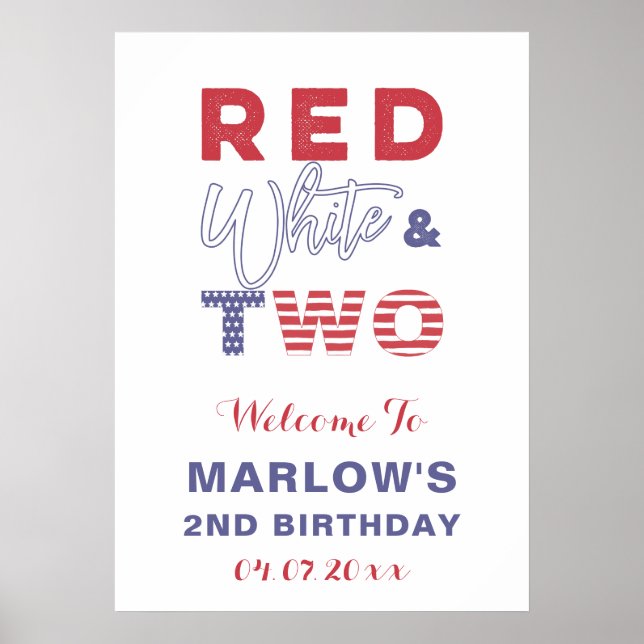 Poster Red White e dois segundos aniversários Unisex são  (Frente)