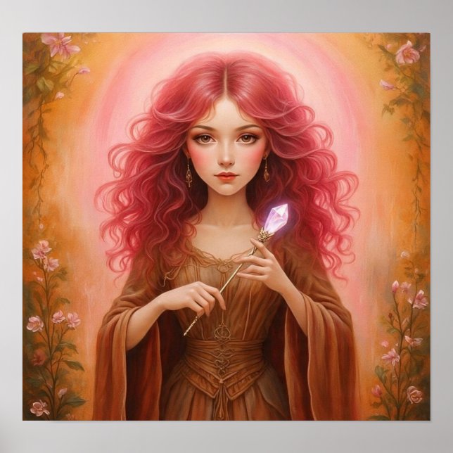 Poster RedCrystalWitch (Frente)