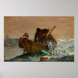 Poster Rede de Arenque por Winslow Homer
