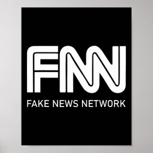 Poster Rede de Notícias Falsas Fnn Trump